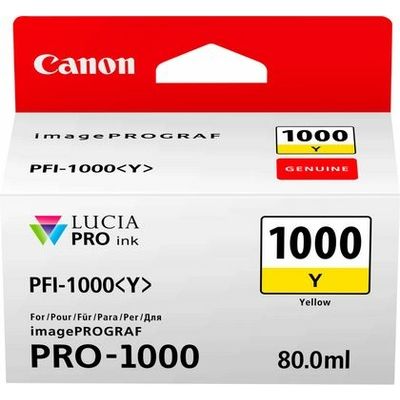 Canon PFI-1000Y Inktcartridge Geel