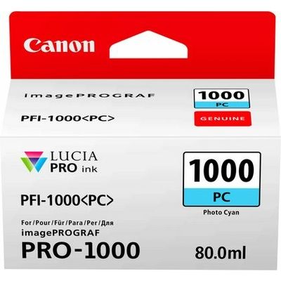 Canon PFI-1000PC Inktcartridge Foto-cyaan