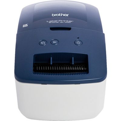 Brother QL-600B labelprinter blauw