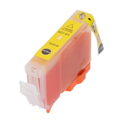 Huismerk Canon BCI-3eY Inktcartridge Geel