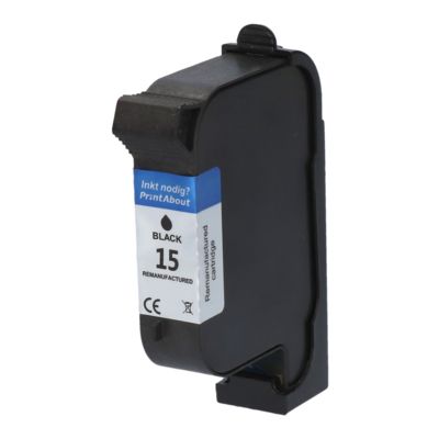 Huismerk HP 15 (C6615DE) Inktcartridge Zwart