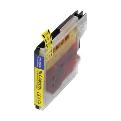 Huismerk Brother LC-1100Y Inktcartridge Geel