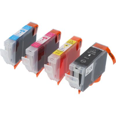Huismerk Canon BCI-5BK Inktcartridge 4-kleuren Voordeelbundel