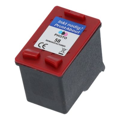 Huismerk HP 58 (C6658A) Inktcartridge Foto kleuren