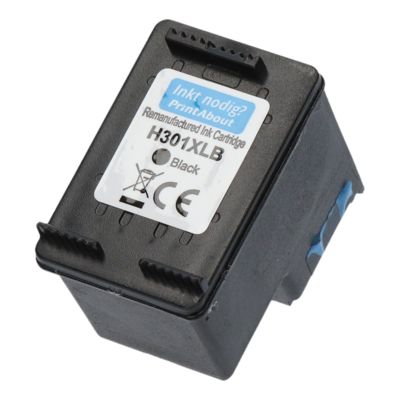 Huismerk HP 301XL (CH563EE) Inktcartridge Zwart Hoge capaciteit