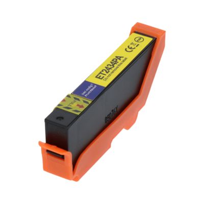 Huismerk Epson 24XL (T2434) Inktcartridge Geel Hoge capaciteit