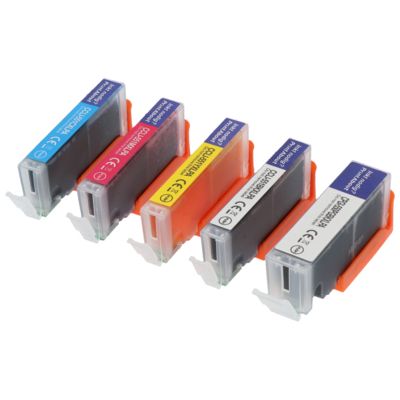 Huismerk Canon PGI-550PGBK / CLI-551BK XL Inktcartridge 5-kleuren Voordeelbundel Hoge capaciteit