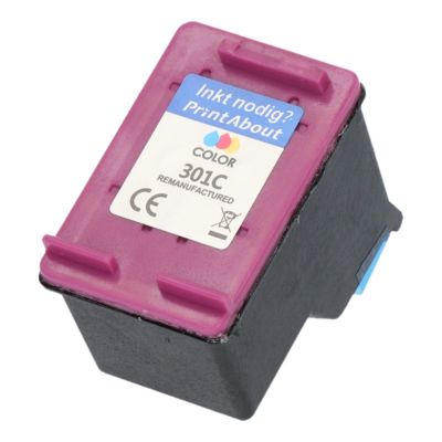 Huismerk HP 301 (CH562EE) Inktcartridge 3-kleuren