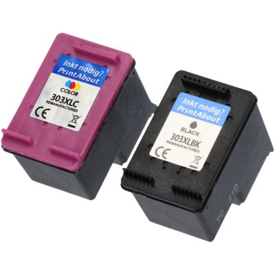 Huismerk HP 303XL (3YN10AE) Inktcartridge Zwart + 3 kleuren Voordeelbundel Hoge capaciteit
